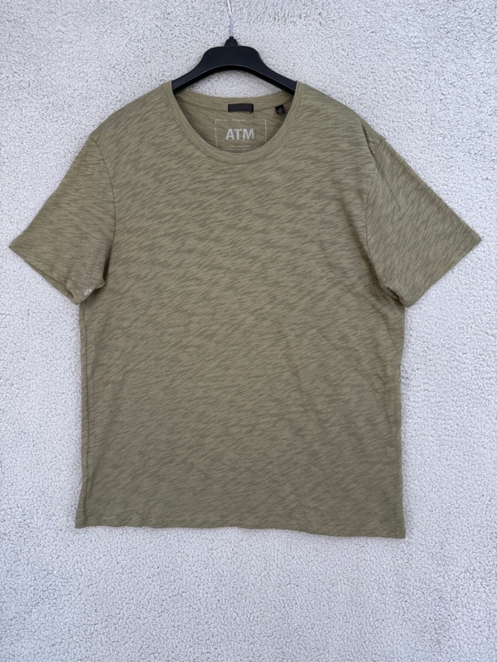 ATM Anthony Thomas Melillo Army Men’s Large Olive Green Short Sleeve Tee shirt